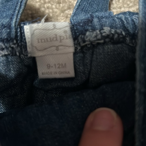 Mud Pie Jean Romper—Worn once - Picture 2 of 3